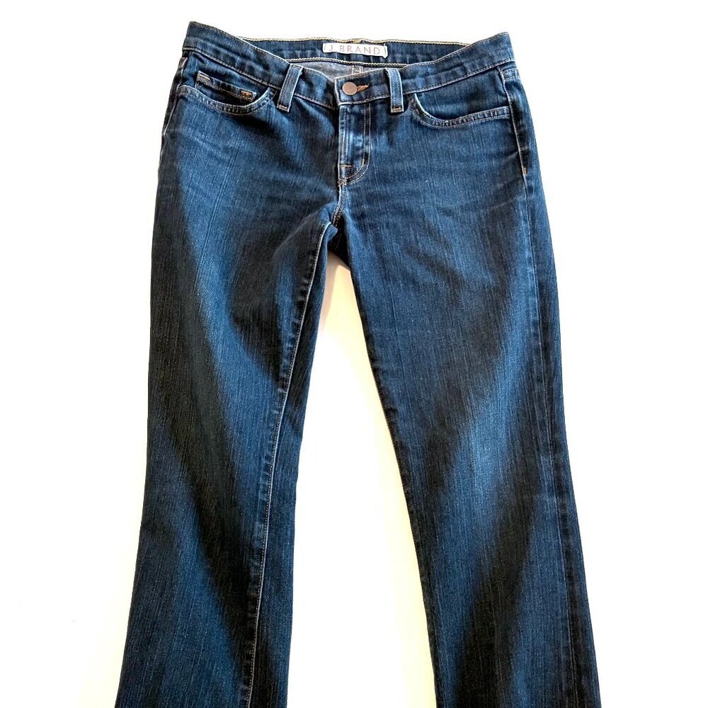 J Brand blue jeans Size 27 straight leg stretch